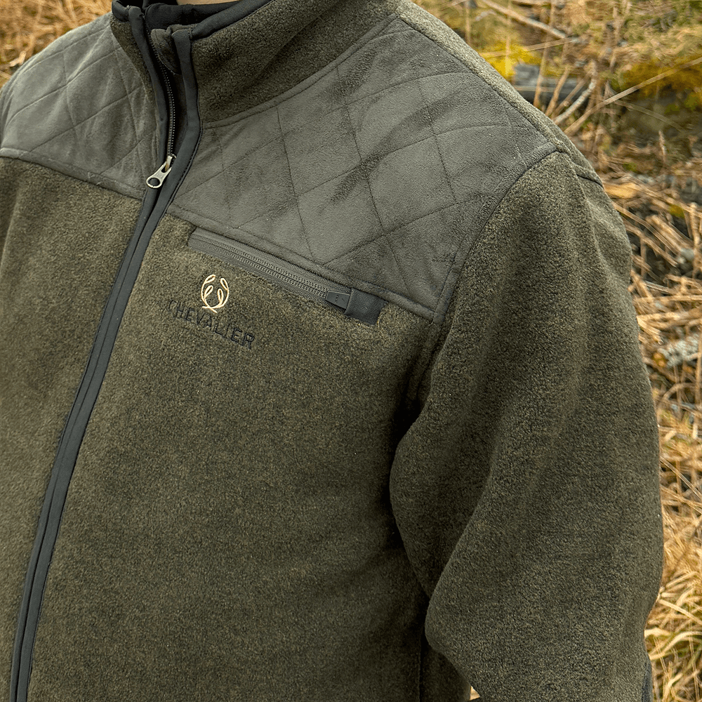 Brodie Fleece Jacket fleecetakki, tummanvihreä, view: 1