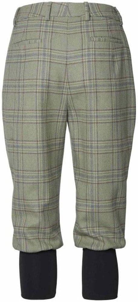 Advie Tweed Breeks naisten polvihousut, Willow Green Checked, view: 1