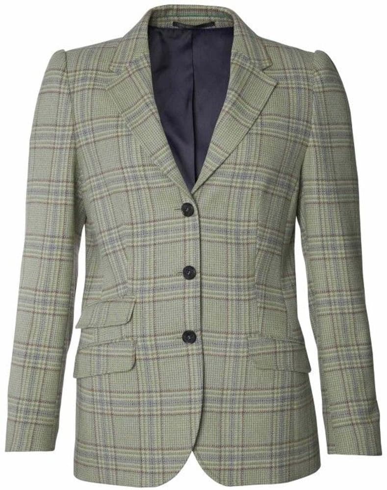 Advie Tweed Blazer naisille, Willow Green Checked, view: 0