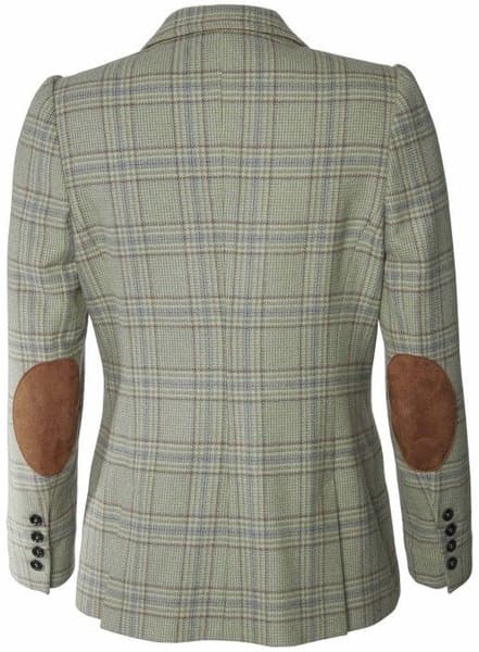 Advie Tweed Blazer naisille, Willow Green Checked, view: 1