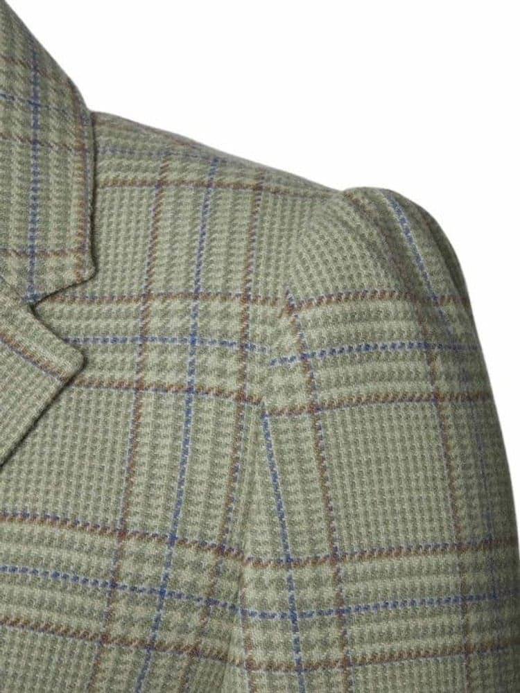 Advie Tweed Blazer naisille, Willow Green Checked, view: 2