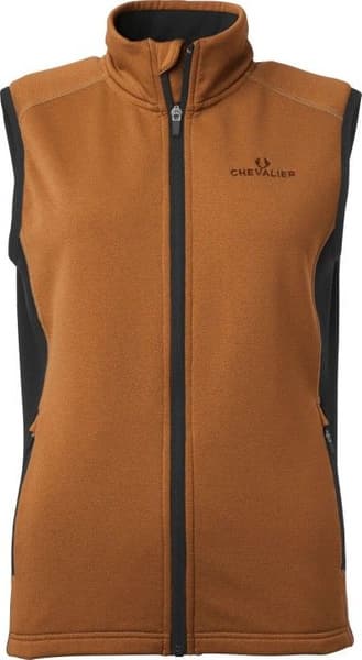Lenzie Fleece Vest Naisten Orange/Brown, view: 0