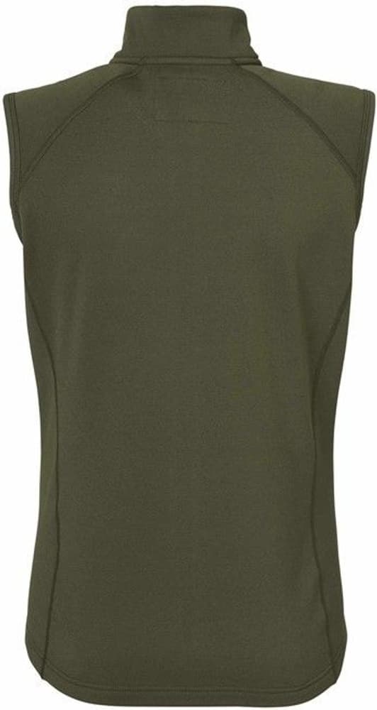 Lenzie Fleece Vest naisten fleeceliivi, Dark Green, view: 1