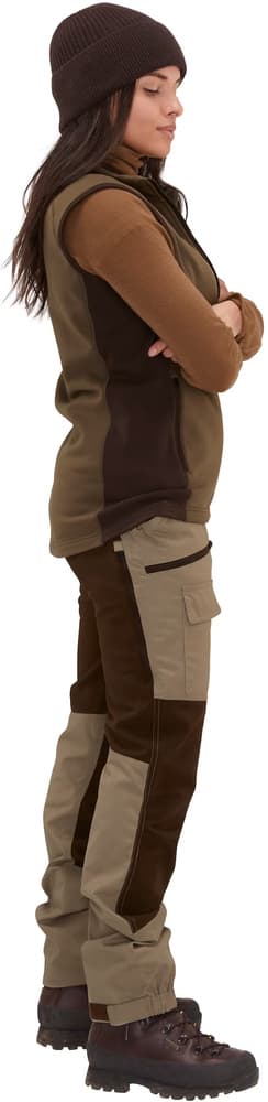 Lenzie Fleece Vest Naisten Tobacco/Brown, view: 2