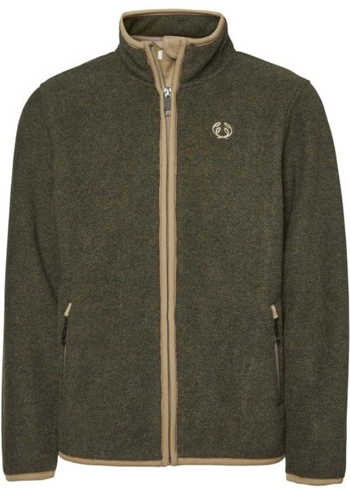 Mainstone Jacket Junior lasten fleecetakki, maastonvihreä, view: 0