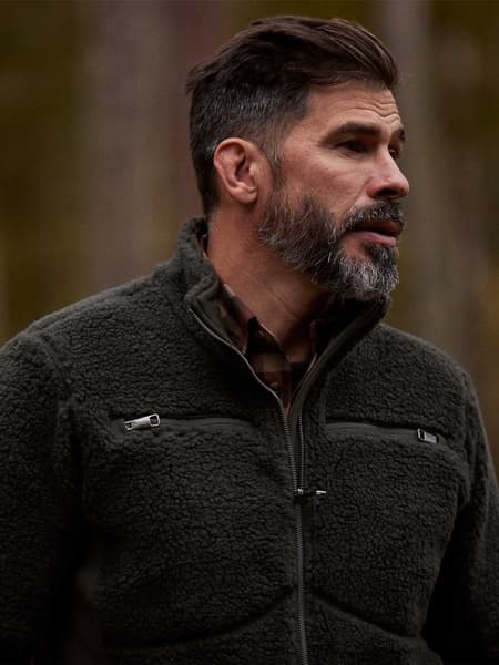 Root Wool Pile takki, Midnight Pine, view: 2