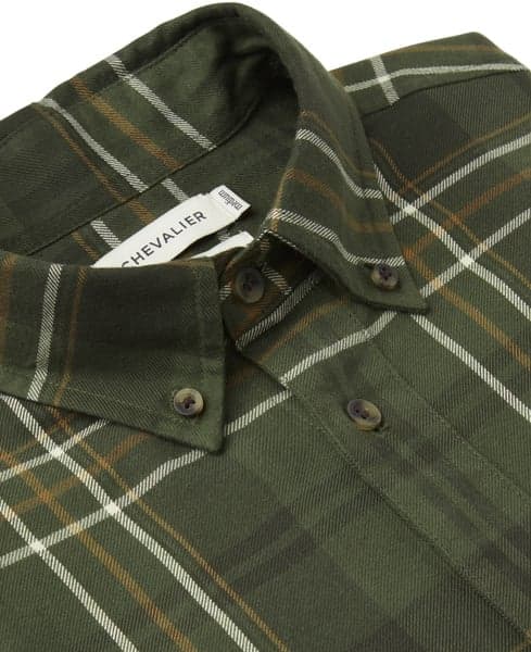 Willow Flannel Shirt flanellipaita, tummanvihreä, view: 3