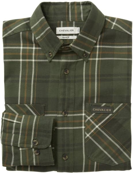 Willow Flannel Shirt flanellipaita, tummanvihreä, view: 2