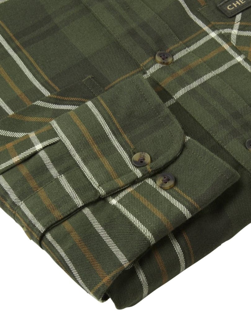 Willow Flannel Shirt flanellipaita, tummanvihreä, view: 4