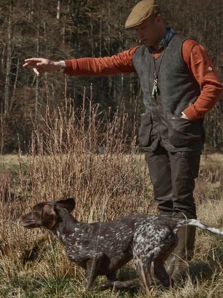 Vintage Dogsport koiranohjaajan liivi, Leather Brown, view: 5