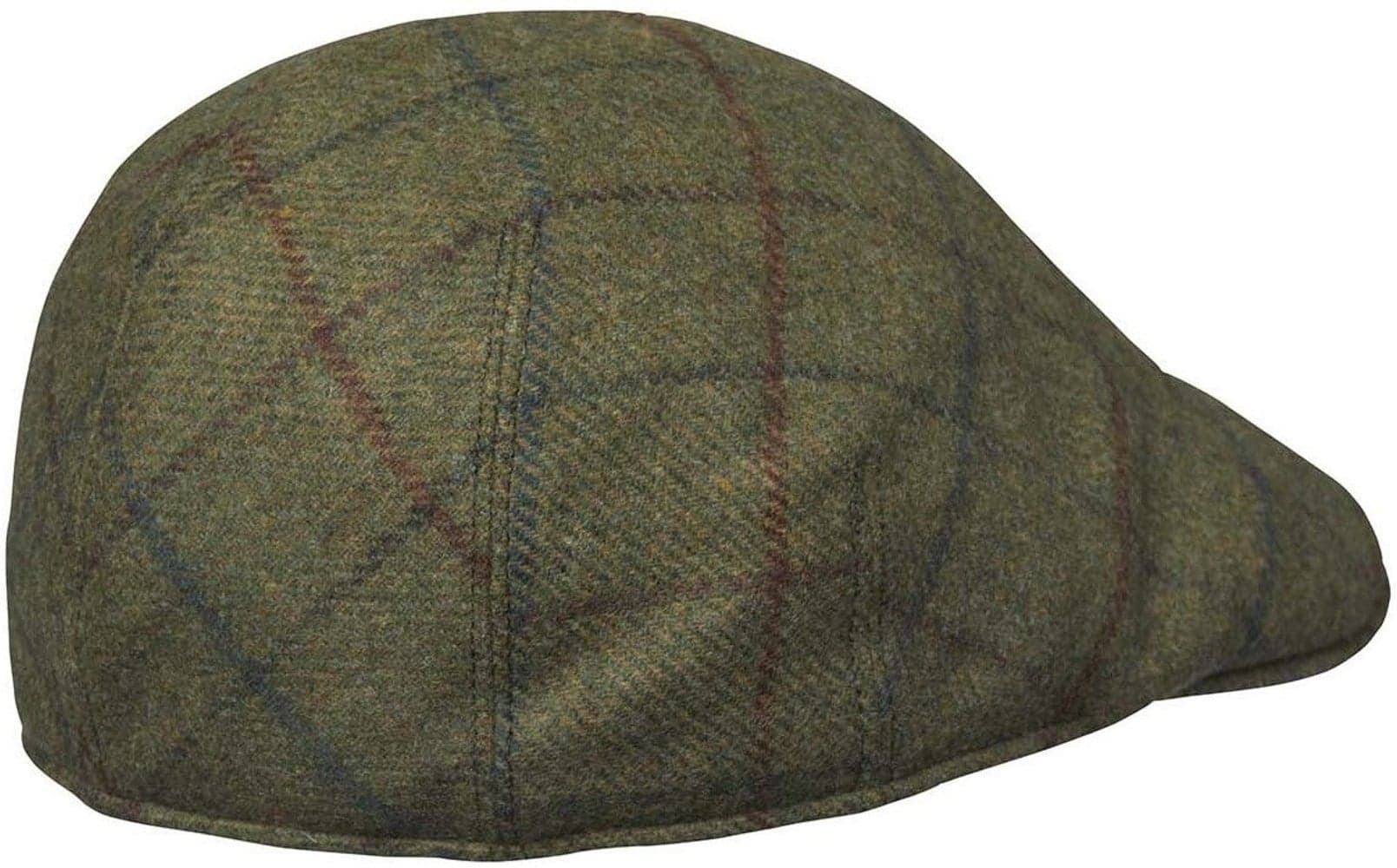 Dalton Sixpence Cap Winter Moss Checked, view: 1