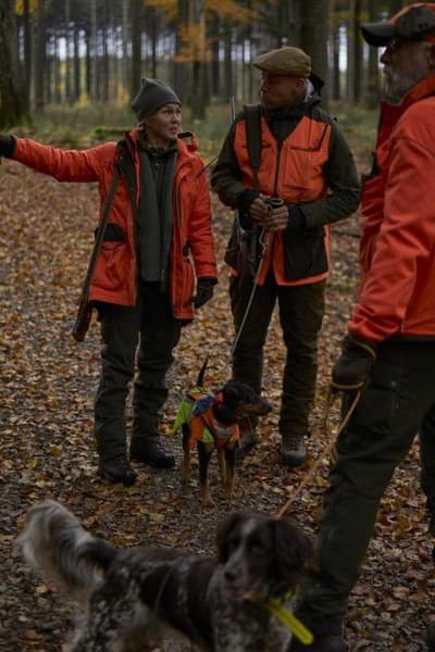 Basset Winter naisten metsästystakki, oranssi, view: 6