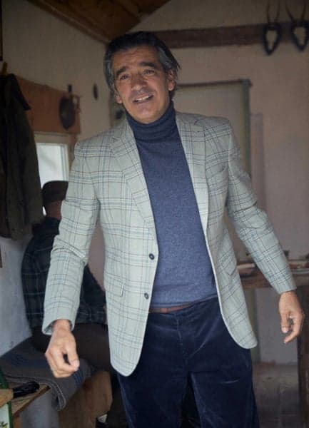 Lawrence miesten manchesterhousut, tummansininen, view: 3