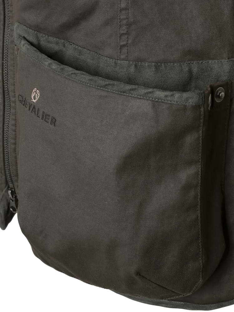 Vintage Dogsport koiranohjaajan liivi naisille, Leather Brown, view: 2