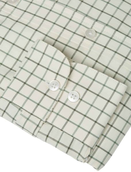 Luton Shooting Fit Shirt paita, Hunter Green Tattersall, view: 3