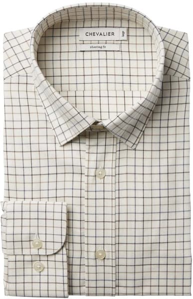 Caines Shooting Fit Shirt kauluspaita, Stormy Blue, view: 1