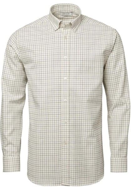 Caines Shooting Fit Shirt kauluspaita, Stormy Blue, view: 0