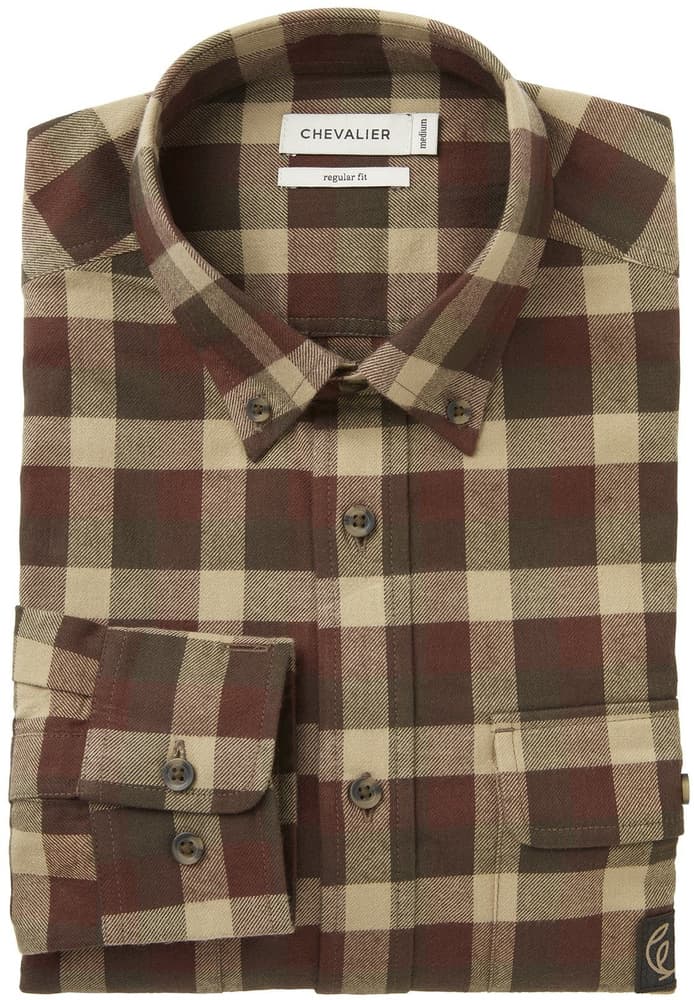 Heron Flannel Shirt paita, Holly Green Checked, view: 1