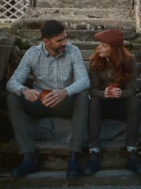 Belmont Regular Fit Shirt Men Leather Brown - view: 4