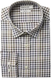 Belmont Regular Fit Shirt Men Leather Brown - view: 1