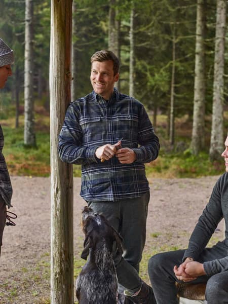 Heron Flannel Shirt Men flanellipaita, vihreä, view: 5