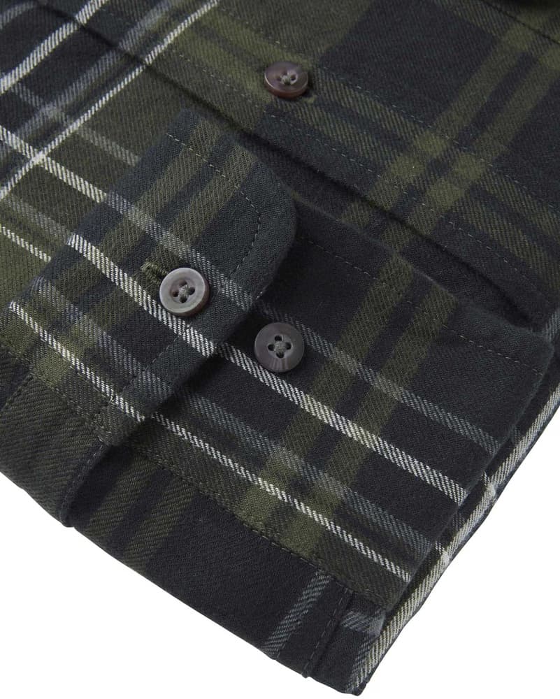 Heron Flannel Shirt Men flanellipaita, vihreä, view: 4