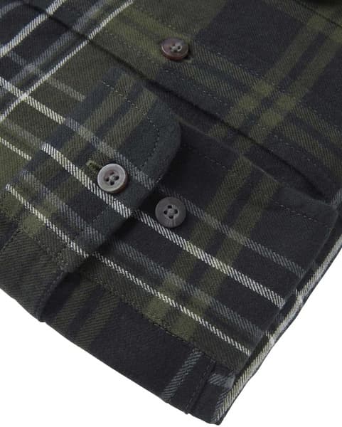 Heron Flannel Shirt Men flanellipaita, vihreä, view: 4