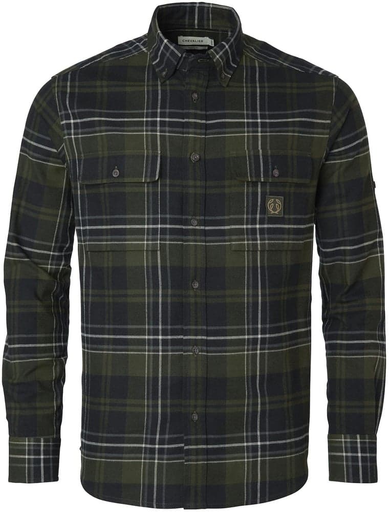 Heron Flannel Shirt Men flanellipaita, vihreä, view: 0