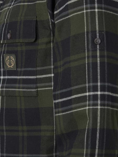 Heron Flannel Shirt Men flanellipaita, vihreä, view: 1