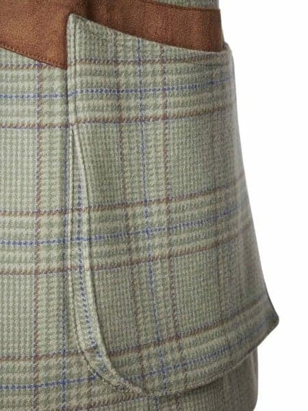 Advie Tweed naisten ampumaliivi, Willow Green Checked, view: 2