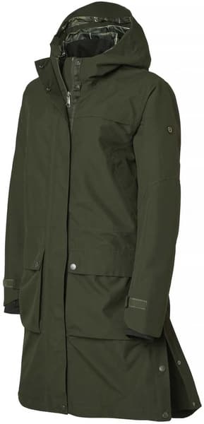 Fractus Chevalite Rain Coat naisten sadeviitta, Tobacco Green, view: 0