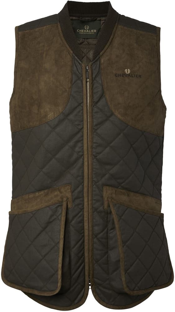 Vintage Shooting Vest ammuntaliivi, Leather Brown, view: 0