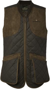 Vintage Shooting Vest ammuntaliivi, Leather Brown - view: 0
