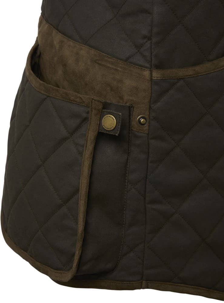 Vintage Shooting Vest ammuntaliivi, Leather Brown, view: 2