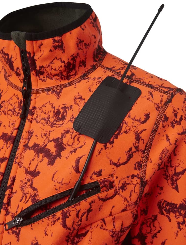 Mist Windblocker Reversible Jacket käännettävä metsästystakki, High Vis Orange Deer, view: 4