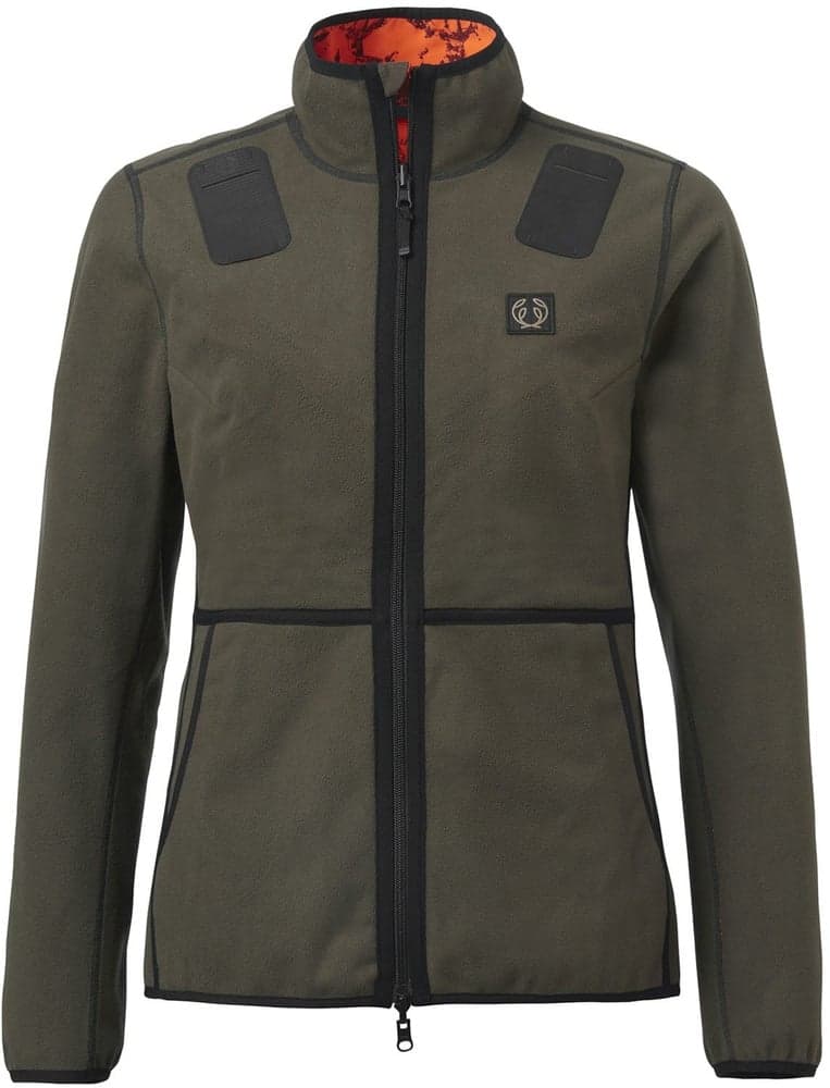 Mist Windblocker Reversible Jacket käännettävä naisten metsästystakki, High Vis Orange Deer, view: 2