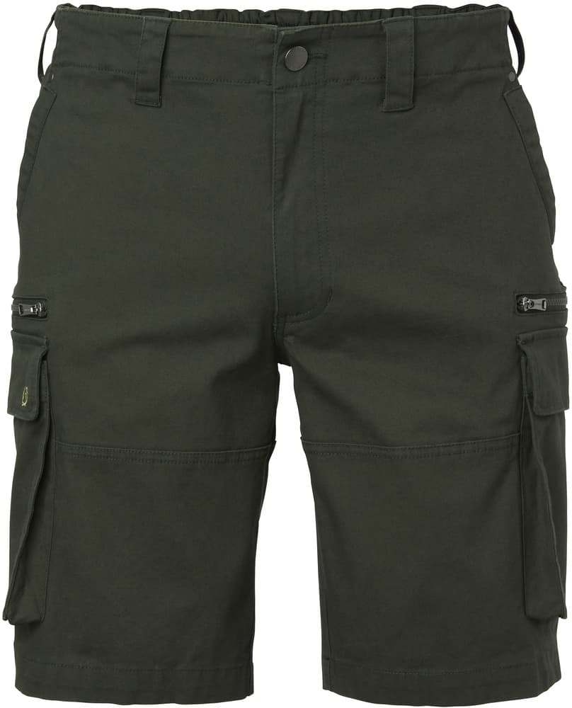 Jay Shorts puuvillashortsit, tummanvihreä, view: 0