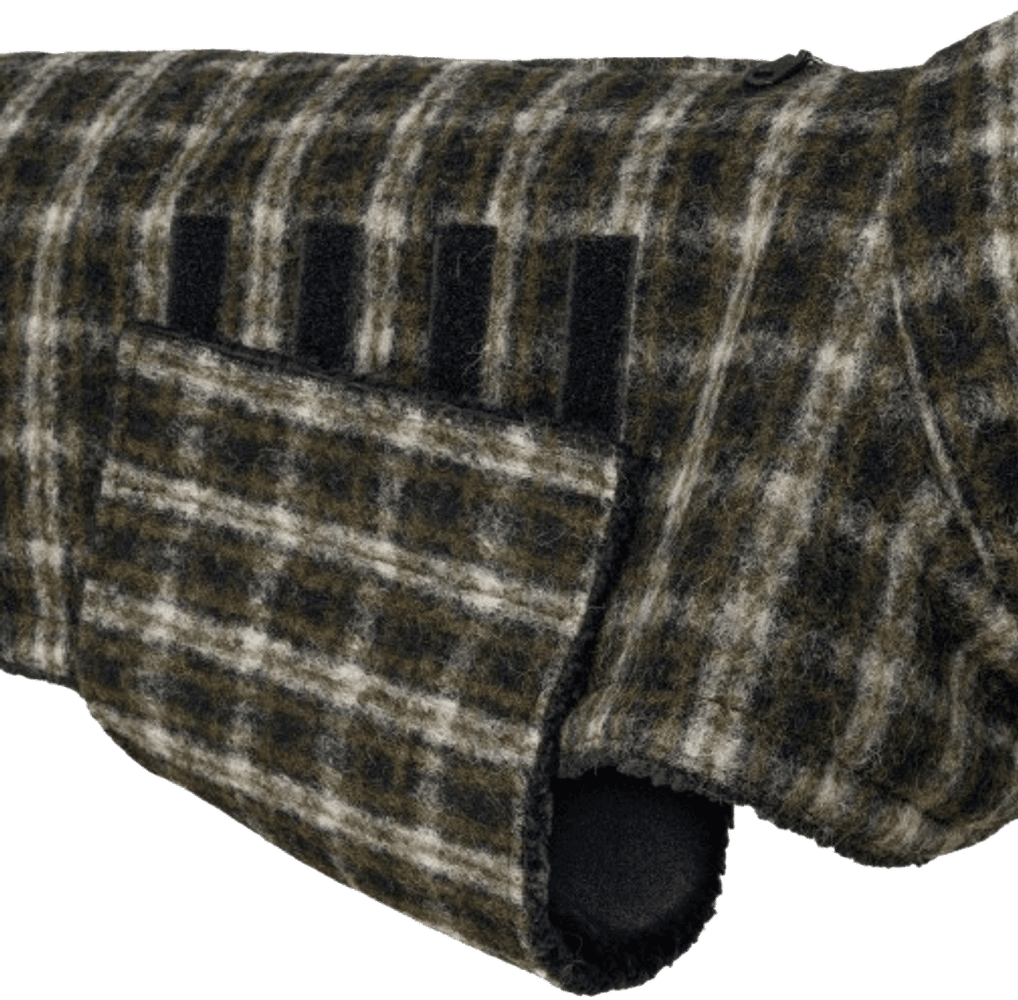 Dog Coat Brooklyn koirantakki, 3-5, Plaid Green, view: 1