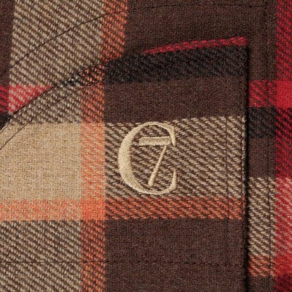 Dog Rain Coat Glasgow Plaid koiran takki, koot 3-5, Orange, view: 2