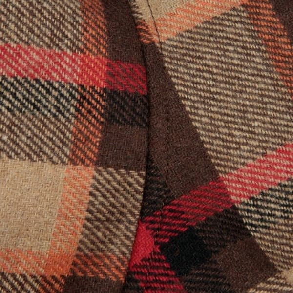 Dog Rain Coat Glasgow Plaid koiran takki, koot 6-8, Orange, view: 3