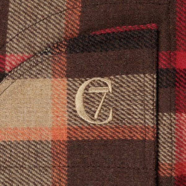 Dog Rain Coat Glasgow Plaid koiran takki, koot 6-8, Orange, view: 2