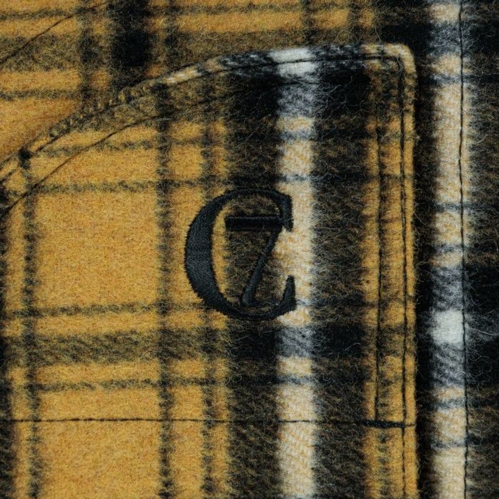 Dog Rain Coat Glasgow Plaid koiran takki, koot 3-5, Yellow, view: 1