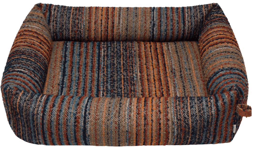 Sleepy Stripes koiranpeti, S, Blue-Red, view: 0