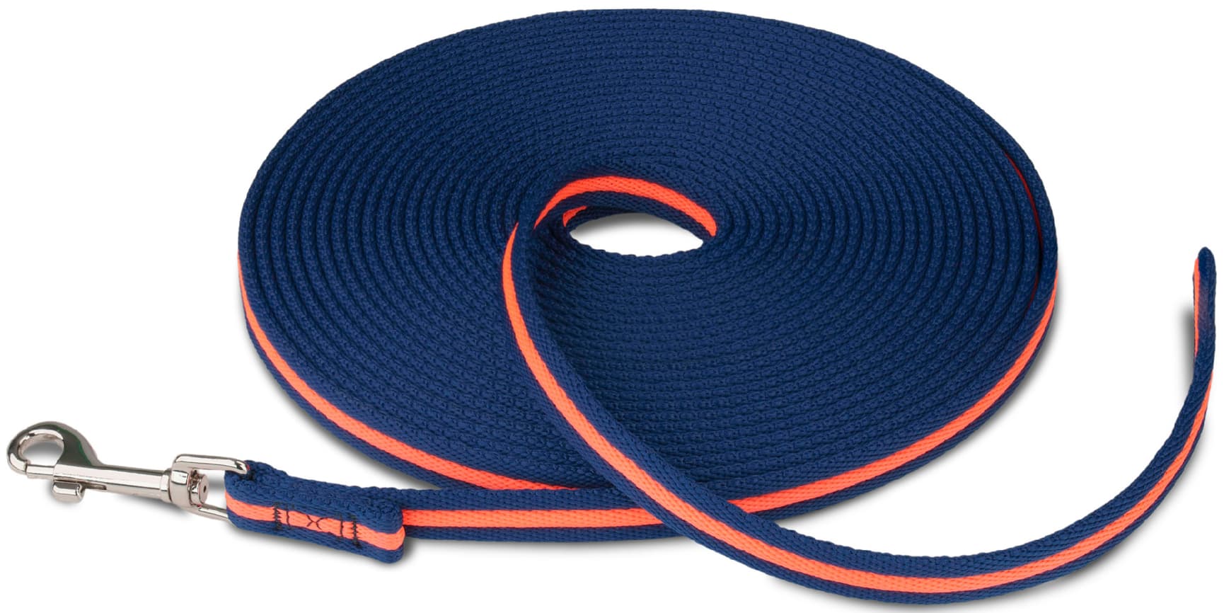 Training Line koulutus- ja jälkiliina, 10m, tummansininen/oranssi, view: 0