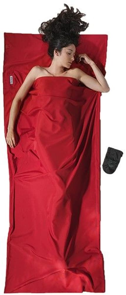 TravelSheet Microfiber -makuupussilakana, punainen, view: 0