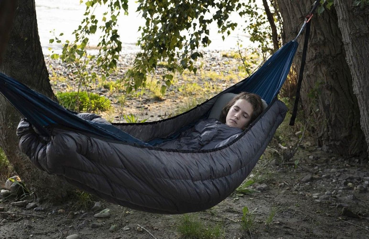 Hammock Underquilt Down Tempest eristävä aluskangas riippumatolle, harmaa, view: 5