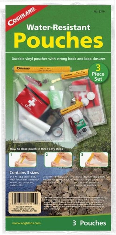 Coghlan's vedenkestävät säilytyspussit, 3 kpl, view: 1