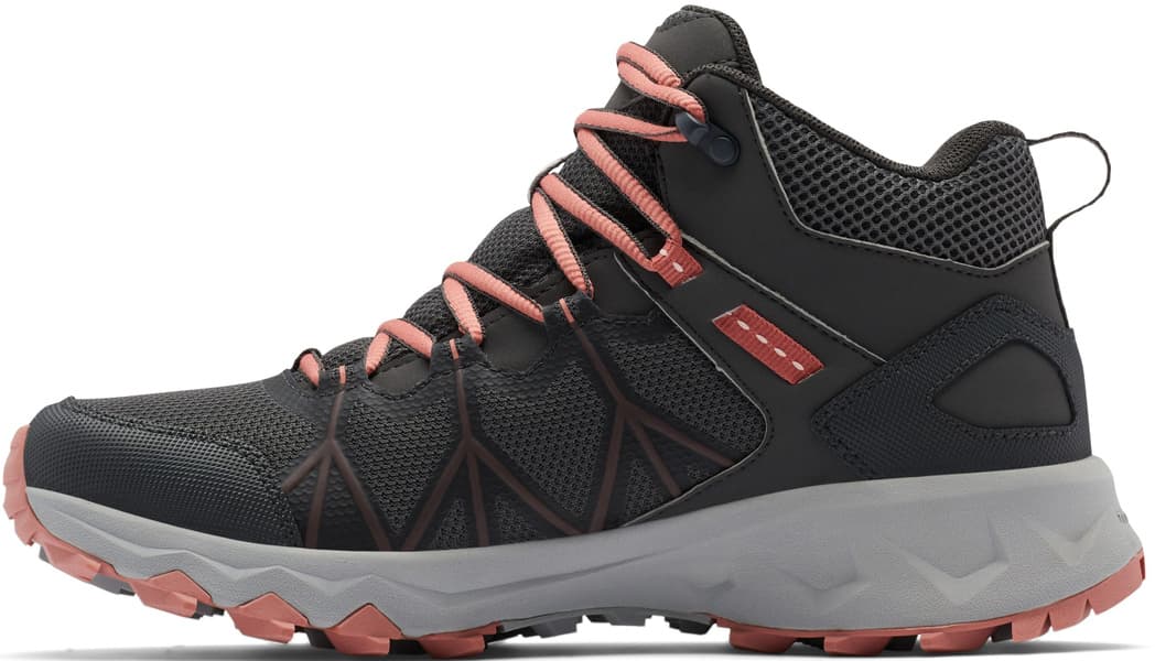 Peakfreak II Mid Outdry naisten ulkoilukenkä, tummanharmaa/koralli, view: 6