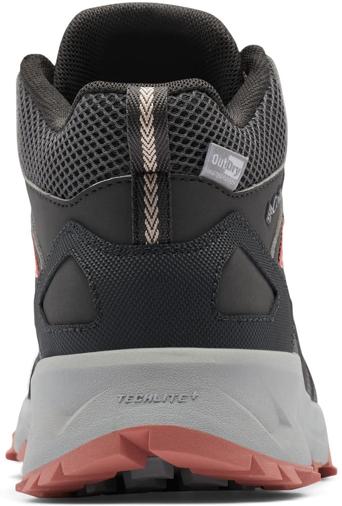 Peakfreak II Mid Outdry naisten ulkoilukenkä, tummanharmaa/koralli, view: 4