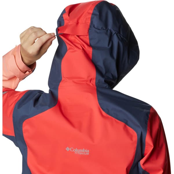 Titan Pass 2.5L Shell naisten kuoritakki, Red Hibiscus, view: 6